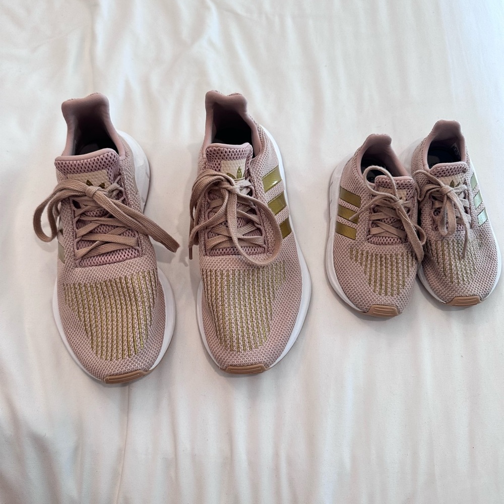 Women & girls matching adidas sneakers